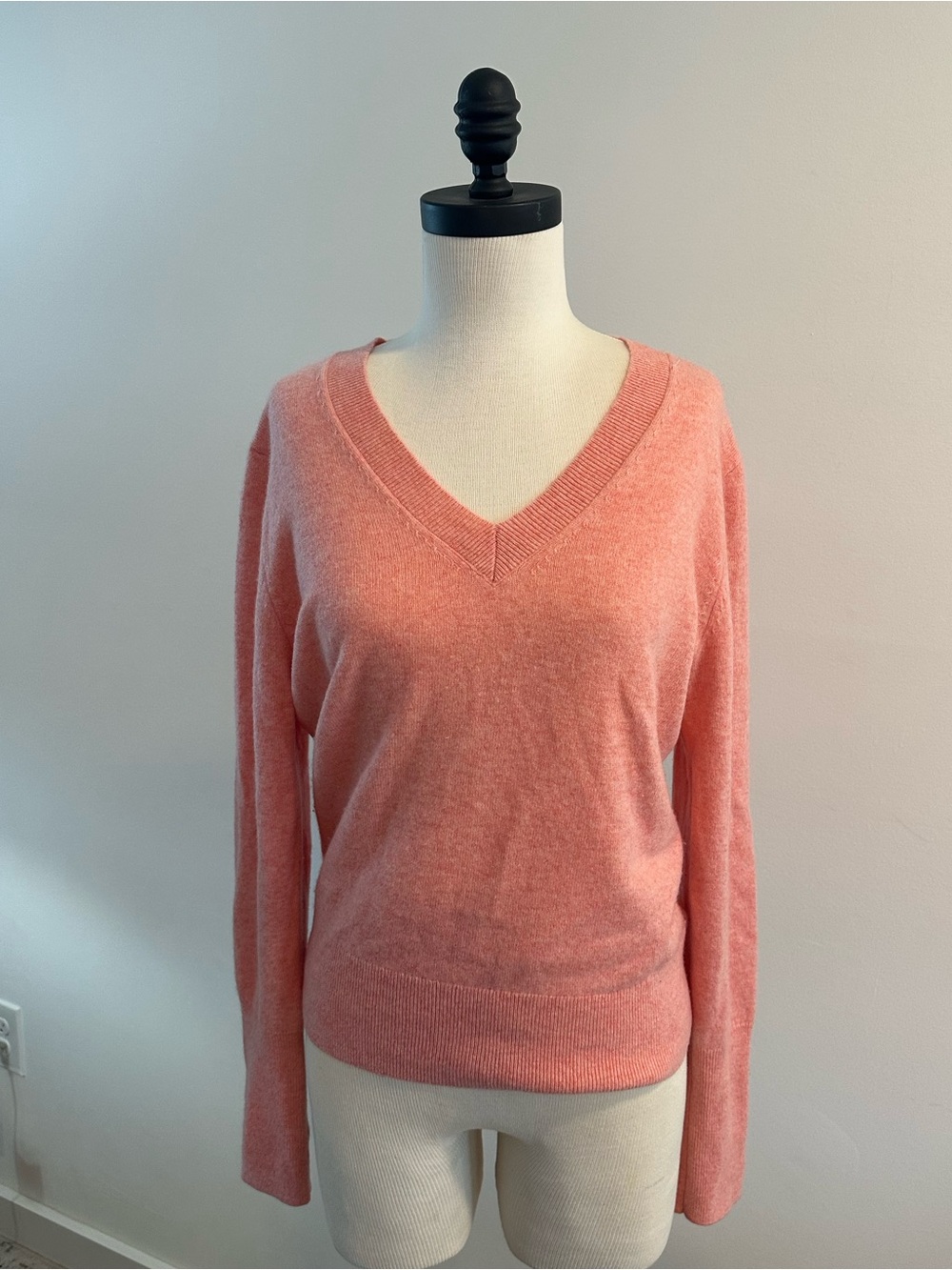 Soft Pink J.Crew Cashmere Crewneck Sweater